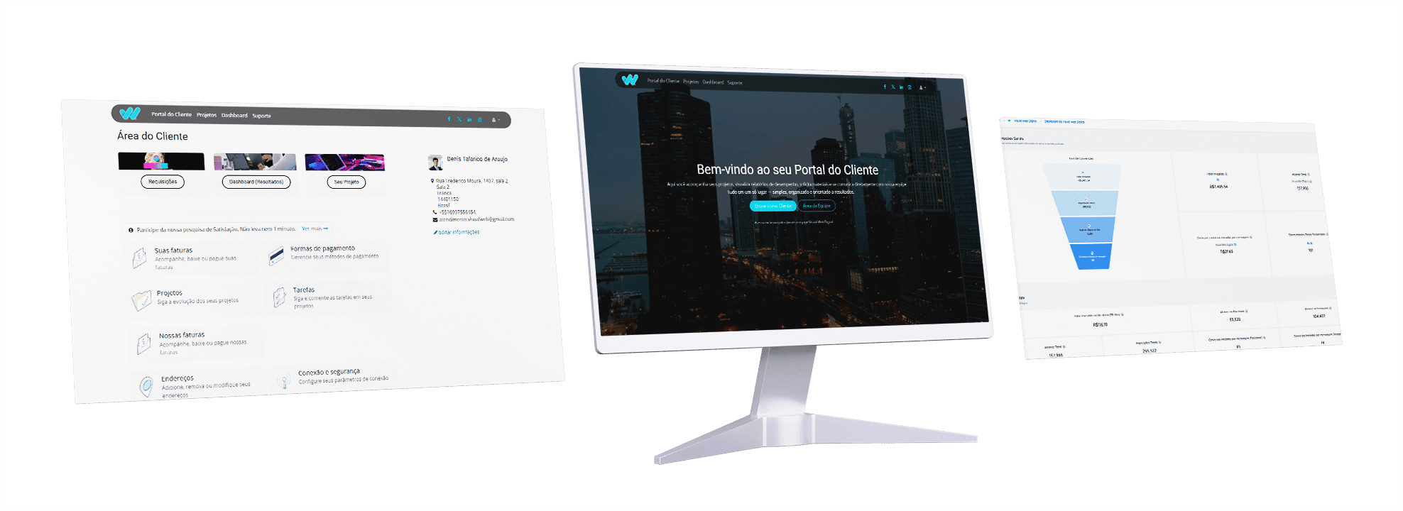 Portal do Cliente - Visual Web Digital