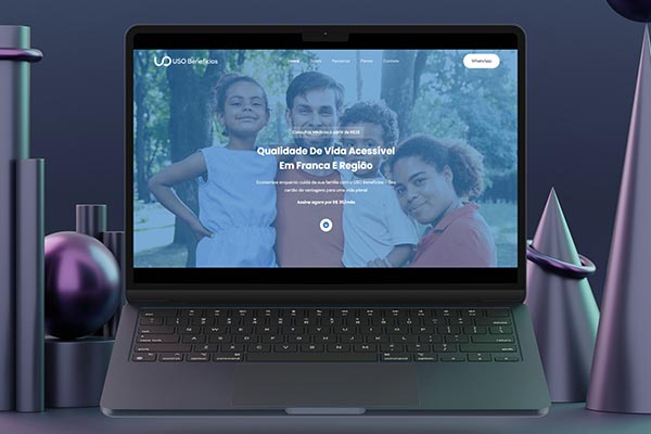 Mockup Site Uso Benefícios